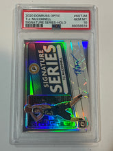 Load image into Gallery viewer, 2020 Donruss Optic Signature Series Holo T.J. McConnell AUTO PSA 10 GEM MINT
