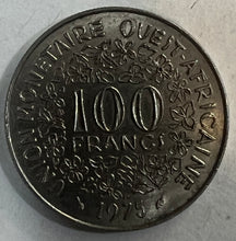 Load image into Gallery viewer, West African States, 100 Francs, 1975
