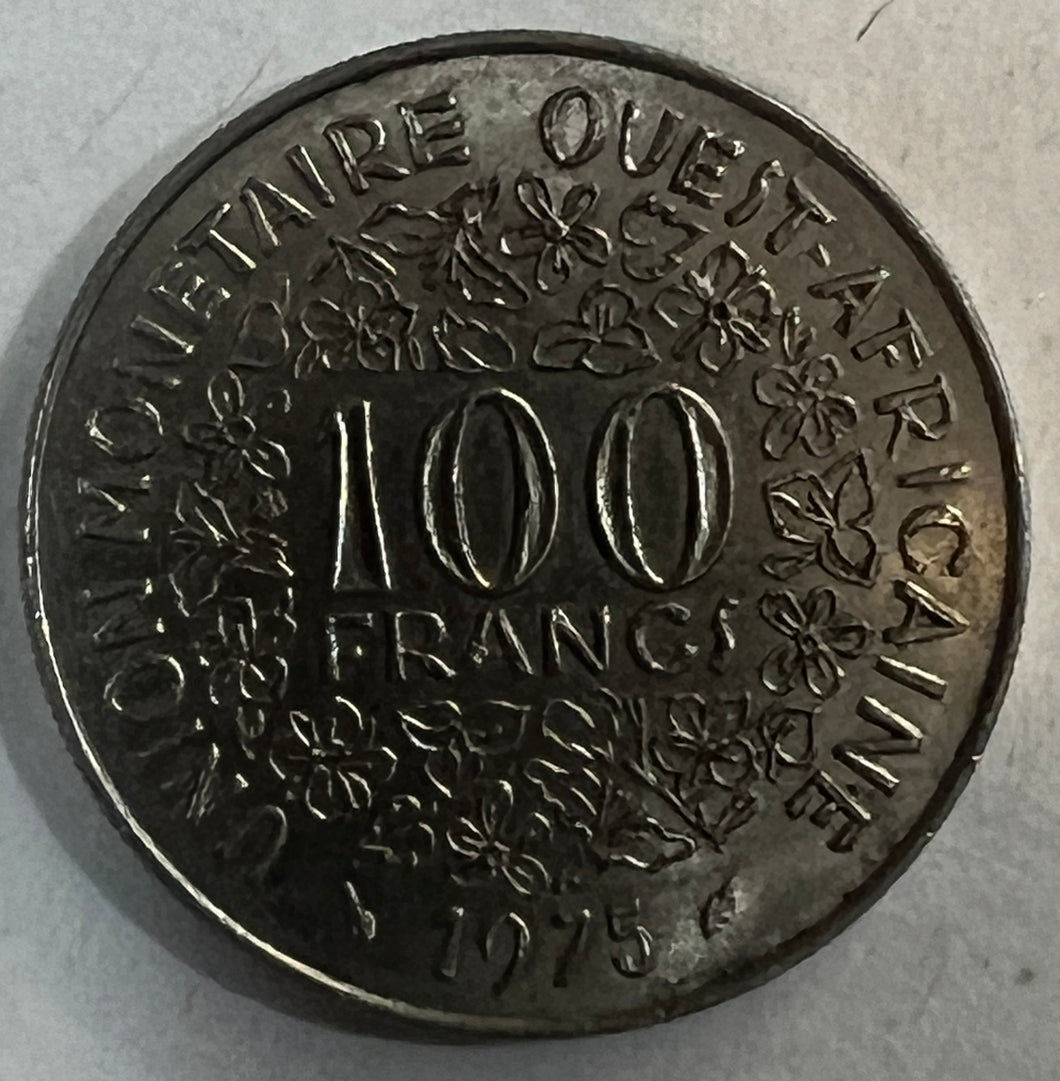 West African States, 100 Francs, 1975