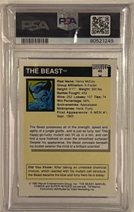 1990 Marvel Universe The Beast Super Heroes #46 PSA 5 (49)