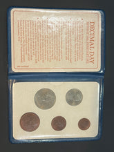 Load image into Gallery viewer, Britian FIRST Decimal Coin Set Presentation Collection Uncirculated 1971-1968
