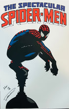 Load image into Gallery viewer, The Spectacular Spider-Man #1 Original Rick Sharif Blade Art on Blank Cover
