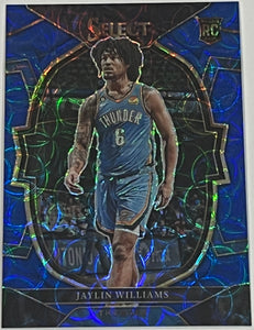 2022-23 Select Jaylin Williams Concourse Blue Scope Prizm Rookie RC #238/249