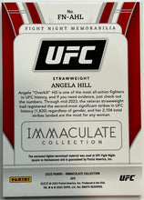 Load image into Gallery viewer, 2023 Panini Immaculate UFC Fight Night Memorabilia Angela Hill Patch 87/99
