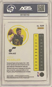 Walker Kessler [Asia Red] #529 2022 Panini Chronicles 29/48 AGS Graded 7