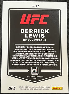 Derrick Lewis 87 UFC Donruss 2022