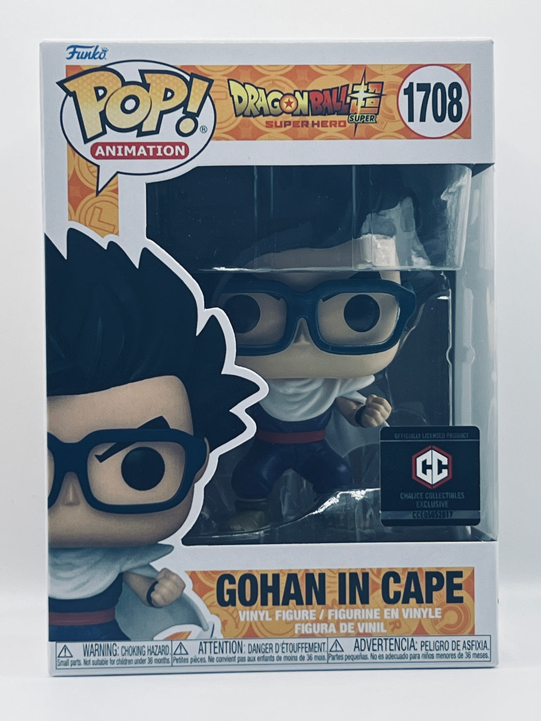 Gohan in Cape 1708 Dragon Ball Z Challice Collectibles Exclusive