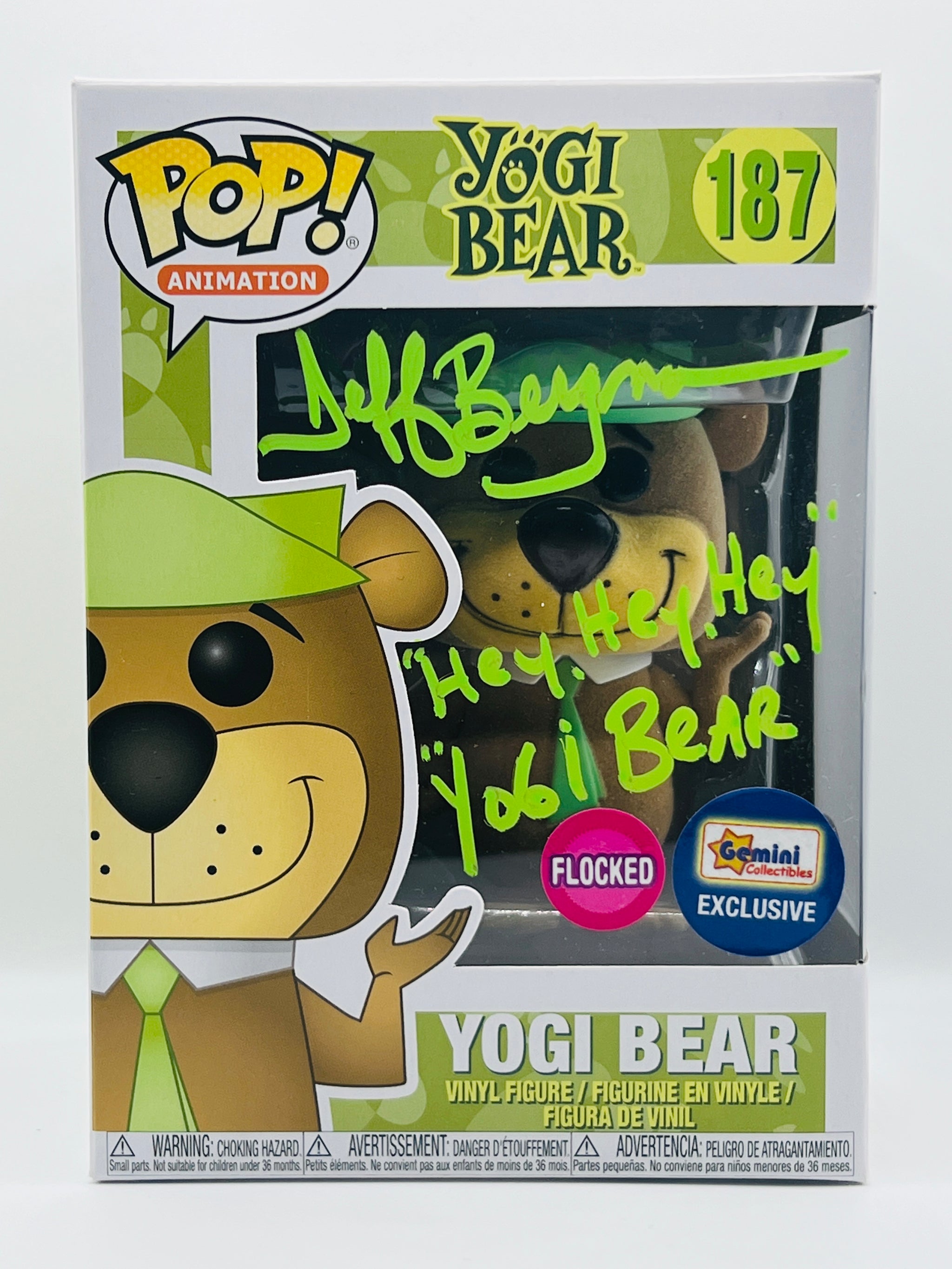 Disney Winnie good the Pooh 252 signed Funko pop - Bruce Reitherman