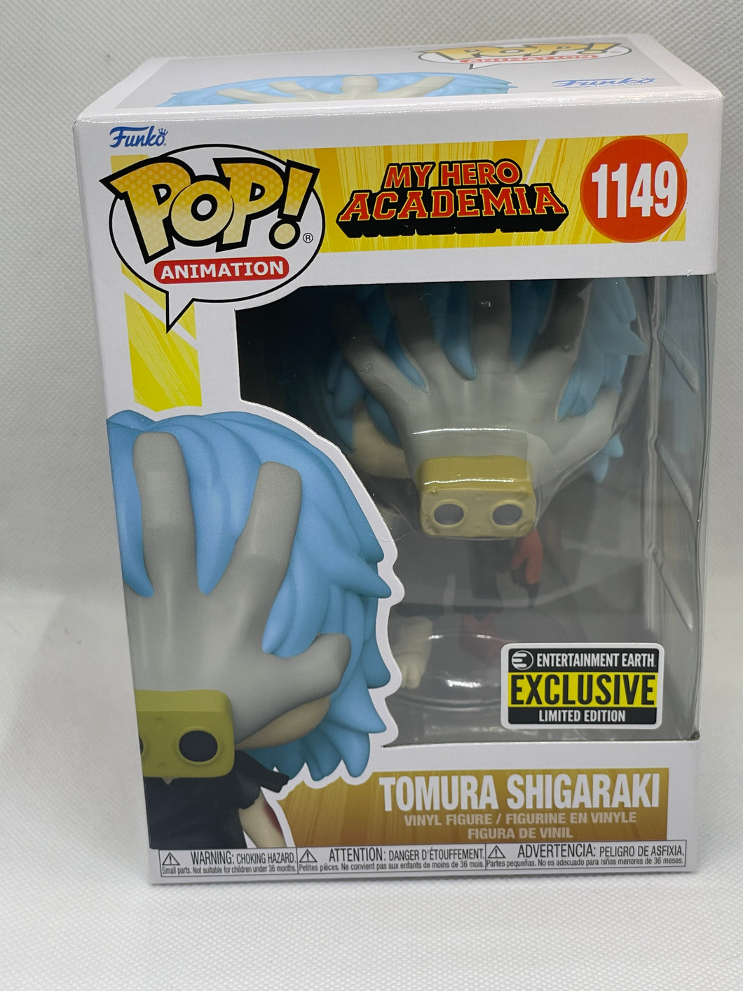 Tomura Shigaraki 1149 My hero Academia Entertainment Earth Exclusive Funko Pop