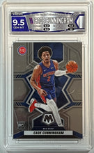 Load image into Gallery viewer, 2021-22 Mosaic Cade Cunningham NBA Debut Rookie RC #261 HGA 9.5 Gem Mint
