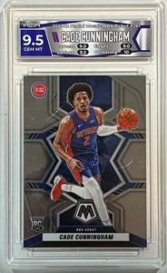 2021-22 Mosaic Cade Cunningham NBA Debut Rookie RC #261 HGA 9.5 Gem Mint