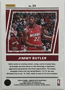 Jimmy Butler #24 2022 Panini Donruss Optic Elite Dominators