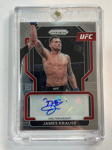 2023 Panini Prizm UFC James Krause Signatures Auto Autograph #SG-JKR