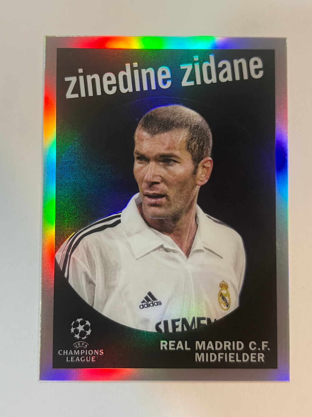 2022-23 Topps Chrome UEFA Zinedine Zidane 1959 Topps Design #59-1 Real Madrid