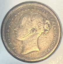 Load image into Gallery viewer, UK 1872 Silver (.925) Shilling, Queen Victoria (gouged, fair)
