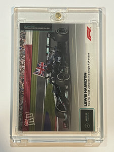 2021 Topps Now Formula 1 Lewis Hamilton #32 F1 British Grand Prix Card