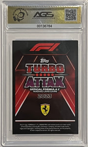 Carlos Sainz 275 Superstar F1 2023 Topps Turbo Attax AGS Mint+ 9.5