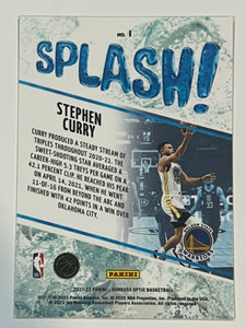 Stephen Curry #1 2021 Panini Donruss Optic Splash