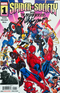 Spider Society #1 signed by Alex Segura