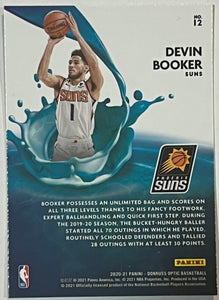 Devin Booker #12 2020 Panini Donruss Optic Splash