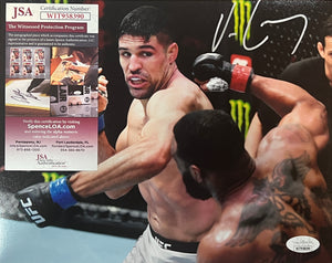 Vincente Luque Signed 8x10 UFC Photo with JSA Witness COA