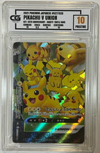 Load image into Gallery viewer, 2021 Pokemon Japanese 25th Anniv #27 Pikachu V Union CG 10 Pristine
