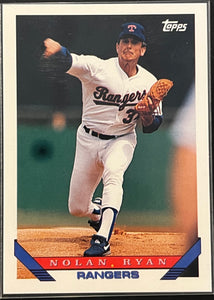 Nolan Ryan #700 1993 Topps (Hall of Fame, Record holder of most strikeouts in baseball history)