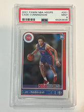 Load image into Gallery viewer, 2021 Panini NBA Hoops #201 Cade Cunningham Pistons RC Rookie PSA 9 MINT
