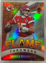 Load image into Gallery viewer, 2020 Panini Phoenix Flame Throwers Silver #22 Patrick Mahomes II Chiefs
