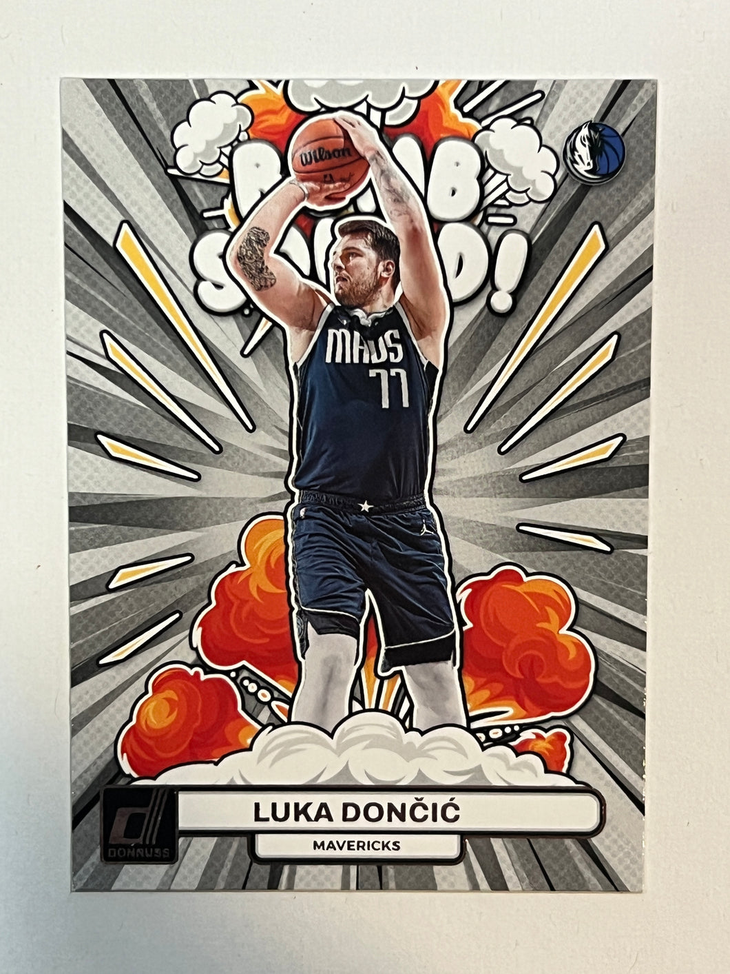 Luka Doncic #3 2023 Panini Donruss Bomb Squad