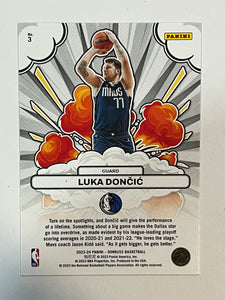 Luka Doncic #3 2023 Panini Donruss Bomb Squad