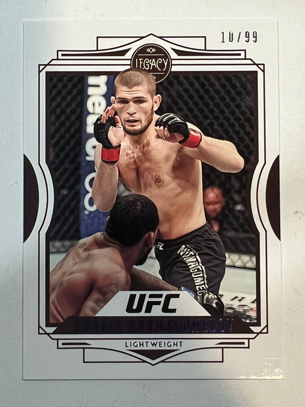 2021 Panini Chronicles UFC Legacy Blue 10/99 Khabib Nurmagomedov #42