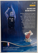 Load image into Gallery viewer, Duncan Robinson #11 2022 Panini Donruss Optic Raining 3s
