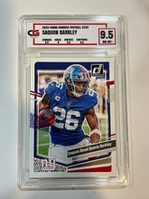 Load image into Gallery viewer, 2023 Donruss #225 Saquon Barkley New York Giants CG 9.5
