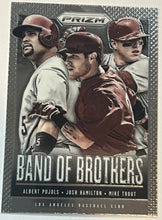 Load image into Gallery viewer, 2013 Prizm Band Of Brothers Albert Pujols Josh Hamilton Mike Trout #BB1 Angels
