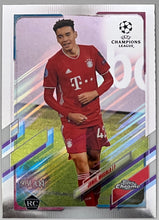 Load image into Gallery viewer, 2020-21 Topps Chrome UEFA Steve Aoki Jamal Musiala Rookie RC #81 Bayern Munich
