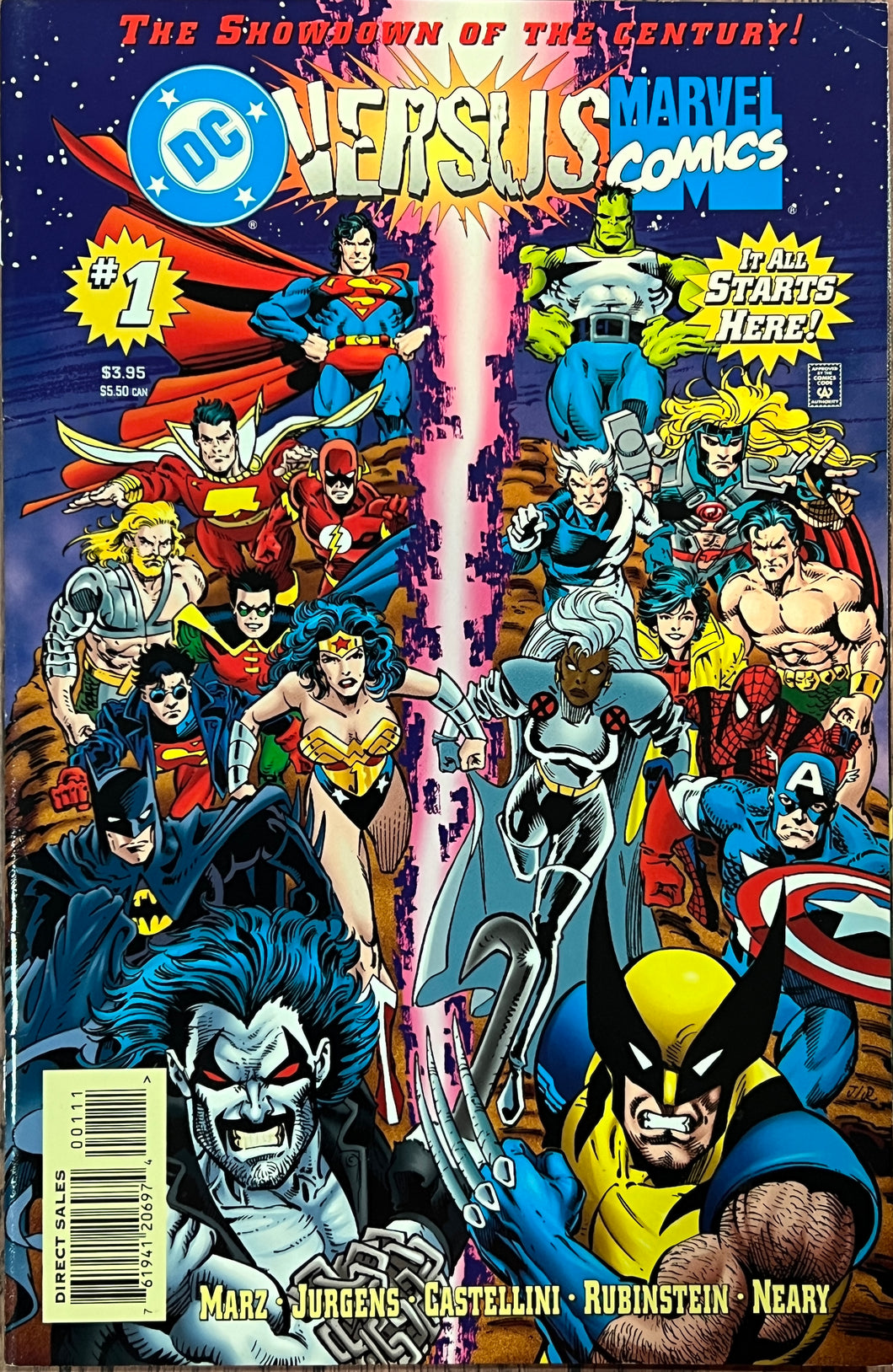 DC Versus Marvel Comics #1 (1996) Key Issue 🔑