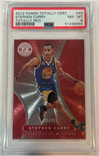 Load image into Gallery viewer, 2012 Panini Totally Certified Totally Red Stephen Curry Warriors /499 PSA 8
