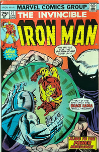 Iron Man #75 (1975) Gil Kane Cover