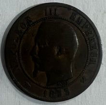 Load image into Gallery viewer, France, 10 Centimes, 1853
