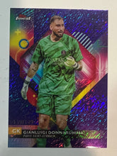 Load image into Gallery viewer, 2023-24 Topps Finest UEFA Gianluigi Donnarumma Purple Shimmer Refractor #145 139/199
