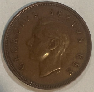 South Africa 1950 One Penny