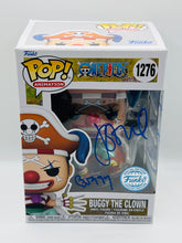 Load image into Gallery viewer, Buggy The Clown 1276 One Piece signed by Live Action Actor Jeff Ward (Blue Pen)
