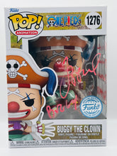 Load image into Gallery viewer, Buggy The Clown 1276 One Piece signed by Live Action Actor Jeff Ward (Red Pen)
