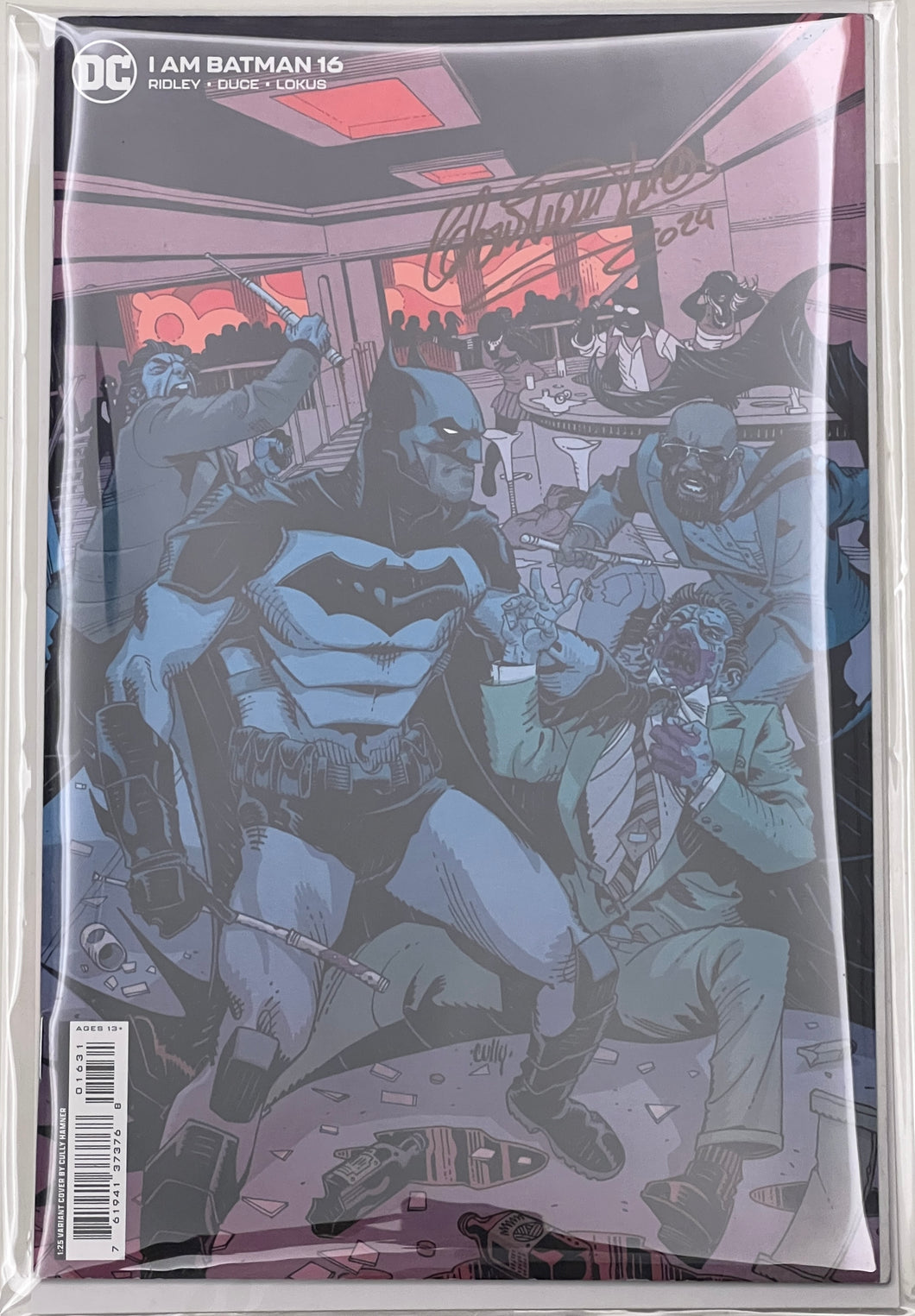 I am Batman #16 signed by Christian Duce