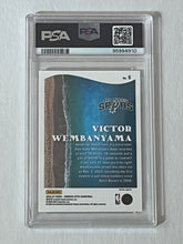 Load image into Gallery viewer, 2023-24 Donruss Optic Victor Wembanyama Splash! Holo Prizm Rookie RC #6 PSA 9
