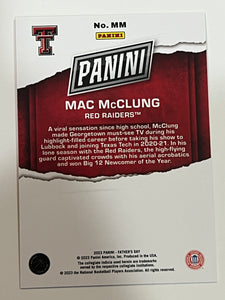 2023 Panini Father's Day Red Mac McClung Philadelphia 76ers RC Rookie 82/99
