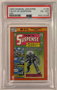 1990 Marvel Universe Tales of Suspense #39 #135 PSA 6