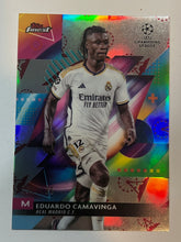 Load image into Gallery viewer, 2023-24 Topps Finest UEFA Eduardo Camavinga Ferris Wheel Refractor #131 131/135
