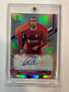 2022-23 Topps Finest UCL Thiago Alcantara Autograph Auto #ATA (A)